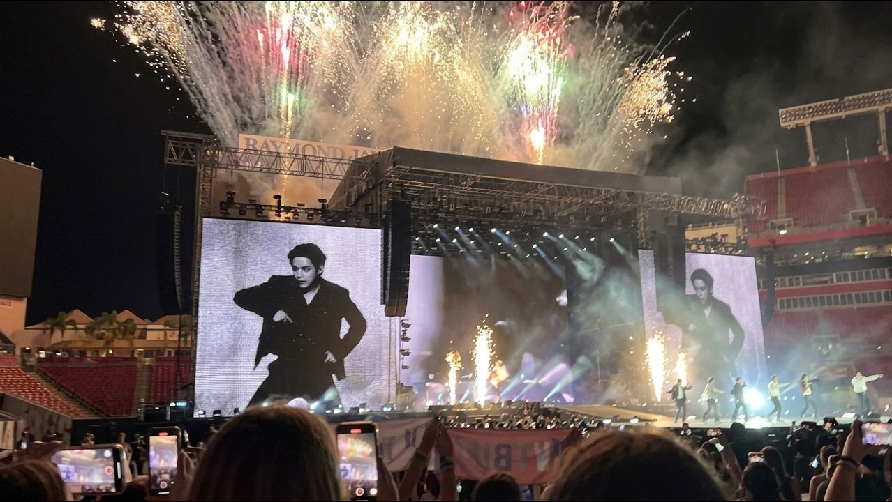 Никто не заметил, что Тэхён сделал в первый день в Тампе во время саундчека.