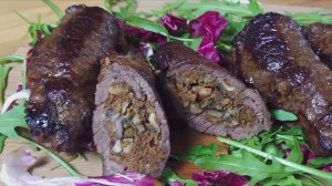 Бифштекс Сумчатый с яйцом и грибами - сочная вырезка в сливочном масле 🥩🍳