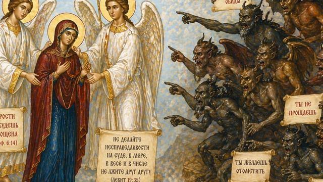 Мытарства Блаженной Феодоры #святые #феодора #мытарства