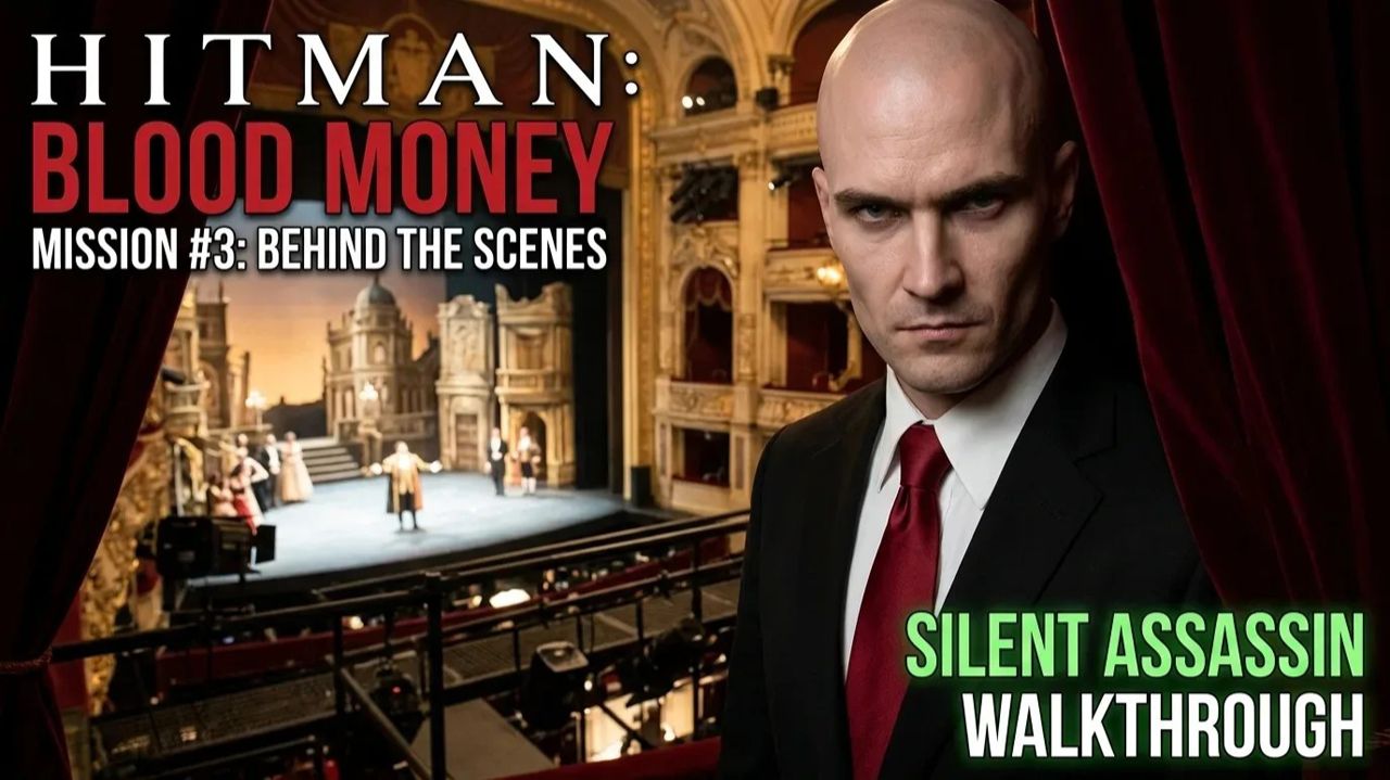 Hitman: Blood Money — Миссия #3: За кулисами | Рейтинг «Бесшумный убийца» (Silent Assassin)