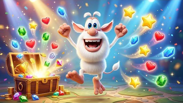 Буба Новая игра новый уровень Весёлые мультики для детей