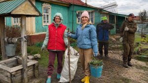 50 СОТОК В ДЕРЕВНЕ/РАБОТЫ НЕПОЧАТЫЙ КРАЙ/СЕМЕЙНАЯ ПОМОЩЬ/СВАРИЛИ СЕТКИ В ПТИЧНИКЕ