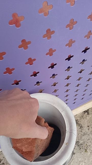 декор для дачи из старой вазы