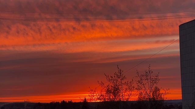 Вечернее закатное небо🌅
