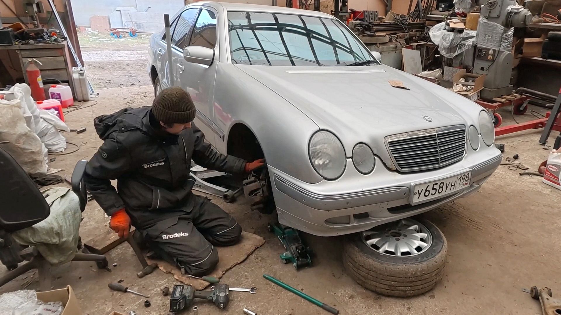 Последний ремонт для Мерседеса W210