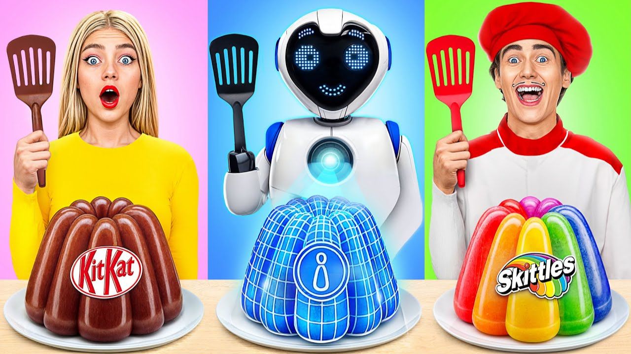 Кулинарный Челлендж Я против Бабушки  Кухонные Лайфхаки и Рецепты от Jelly DO Challenge