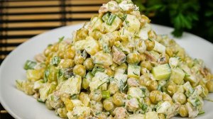 Салат со шпротами за 10 минут - вкуснее Оливье! Простой и вкусный рецепт!