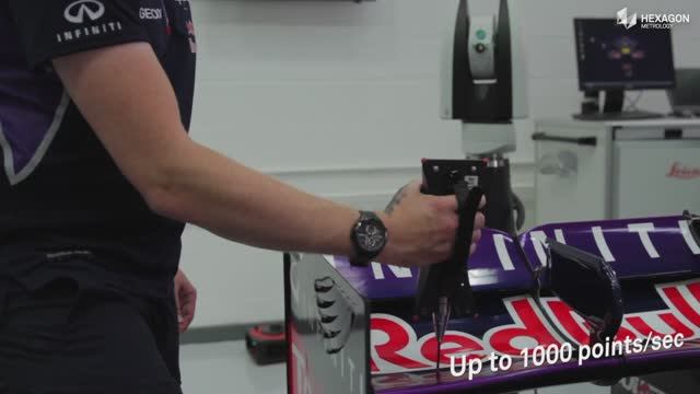 Leica Absolute Tracker AT960 At Red Bull Racing