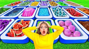 Выбери Правильный Бассейн, Чтобы Выжить Челлендж # Смешные Моменты от Jelly DO Challenge