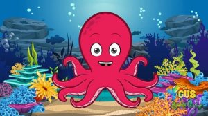 Learn Underwater Animals Educational Pretend Play with Gus the Gummy Gator