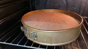 Бисквитно-кремовый торт