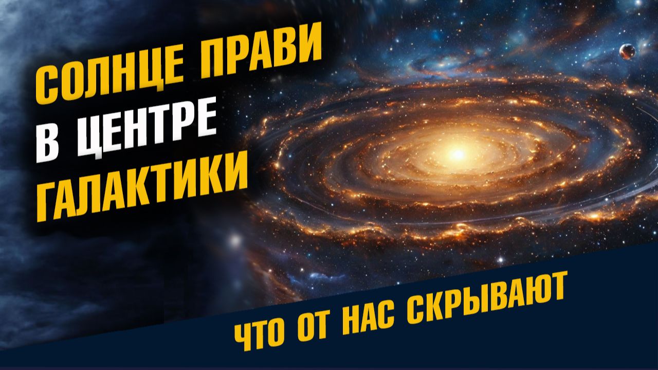 Солнце Прави в Центре Галактики