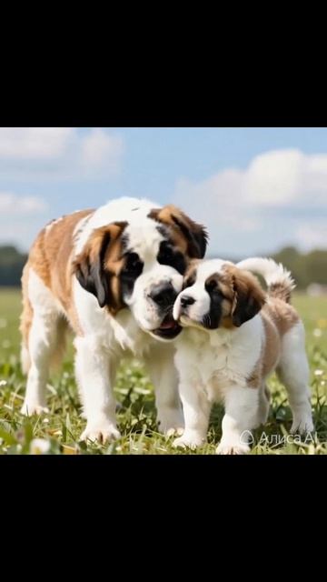 первый клип щенка сенбернара балу балу не Няша он медвежонок смелый