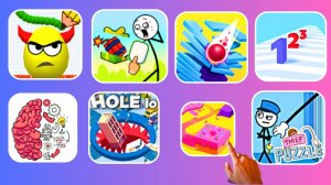 Paper.io 2, Brain Test,  Hole.io, Sprunki, Number master,