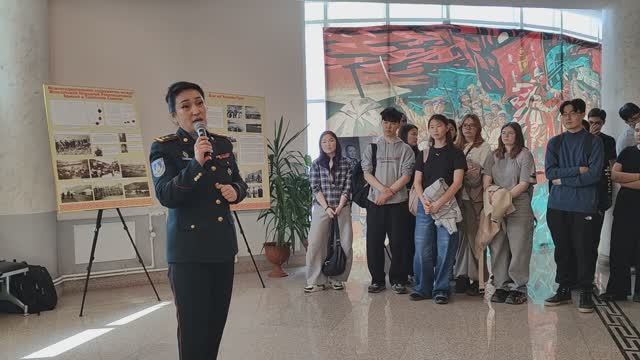 Экскурсия по выставке «Боевое Содружество Монголии и России - 105»