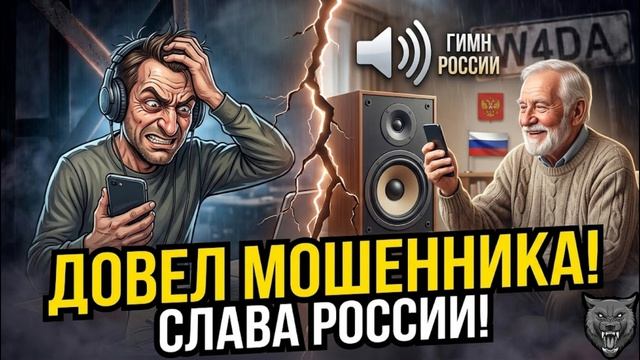 МОШЕННИК НЕ ОЖИДАЛ ТАКОГО! Дед заставил его кричать «СЛАВА РОССИИ»!