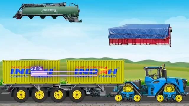 Машинки для детей и малышей. Собираем фуру их деталей. Подбираем детали. Мультик про машинки