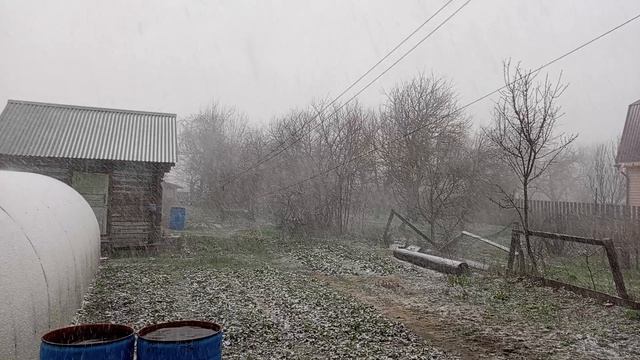 В моем селе Елизарьево метель