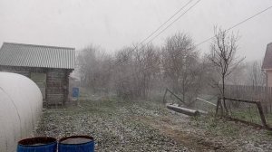 В моем селе Елизарьево метель