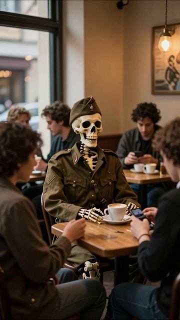 Окончательное одиночество: жизнь после смерти в кафе #одиночество #грусть #жизньпослемертва