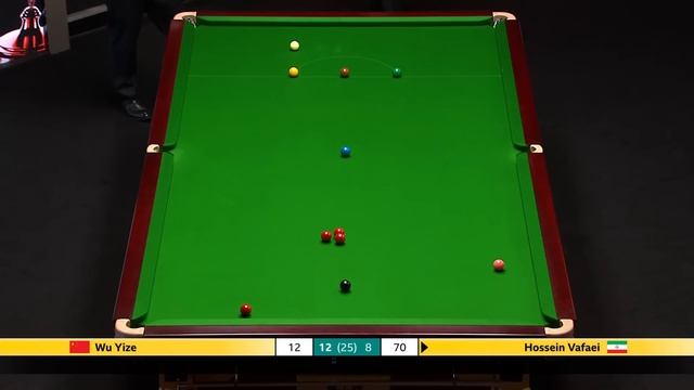 Снукер. 1/4 финала.  Wu Yize Vs. Hossein Vafaee.  Halo World Championship 2026