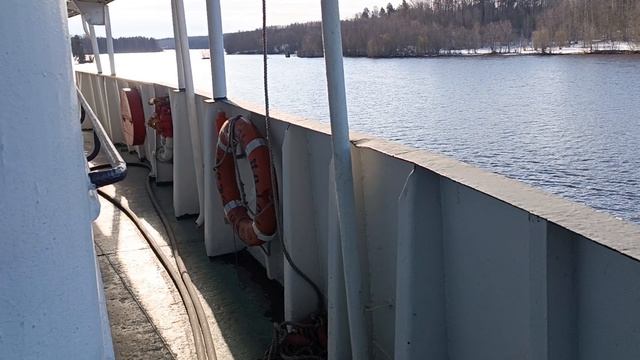 На пути к шлюзу.