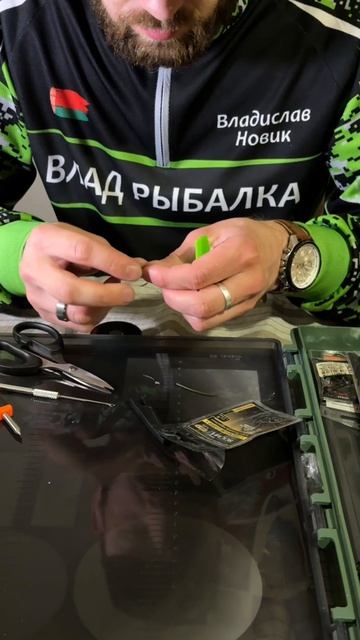 💥Вяжем волосяной монтаж со снастями KDF