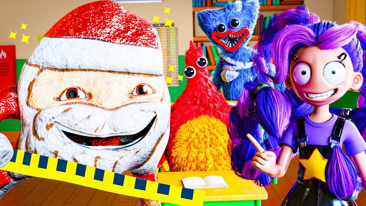 ГУГУ ГАГА В ШКОЛЕ??? К-ПОП ОХОТНИЦЫ АНИМАЦИЯ