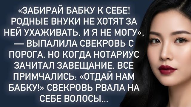 Истории из жизни|Забирай бабку к себе!|Аудио рассказы|Аудиокниги слушать онлайн|Жизненные истории