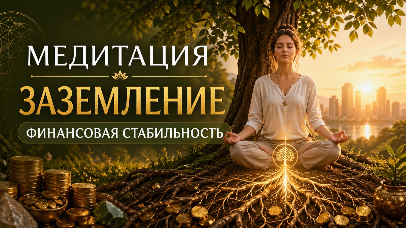 Медитация Заземление, финансовая стабильность