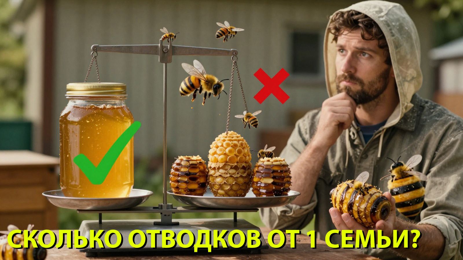 Сколько отводков можно сделать с одной семьи без вреда для медосбора? Отвечает Кашковский 🐝👨👦