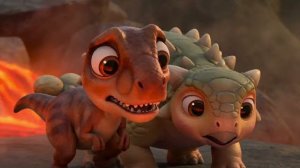 Мультфильм Секретное приключение малыша Тираннозавра Рекса на Огненной горе