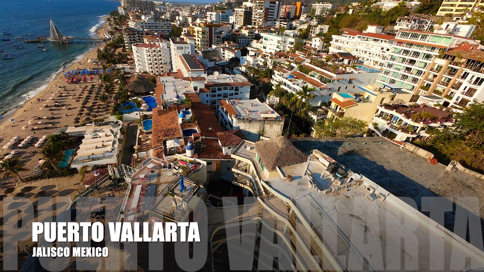 Пляж Пуэрто-Вальярта и пирс – FPV DJI Avata