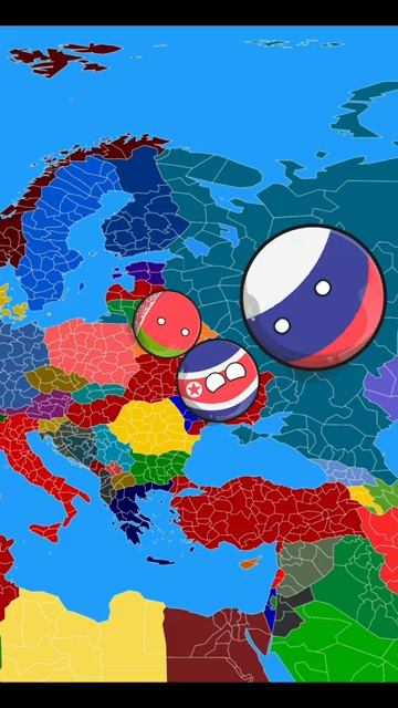 что было бы если северная Корея и Украина поменялись местами #countryballs #meme #memes