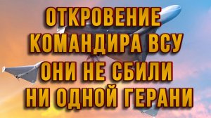 ОТКРОВЕНИЕ КОМАНДИРА ВСУ. ОНИ НЕ СБИЛИ НИ ОДНОЙ ГЕРАНИ / ТАМИР ШЕЙХ новости