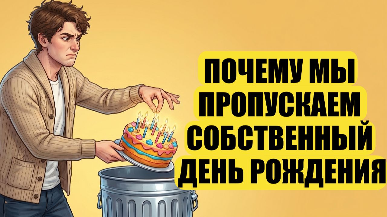 Почему мы пропускаем собственный день рождения