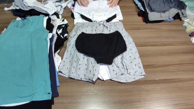 Лот 148 Бельё м-ж Cotton трикотаж  Италия  ЭКСТРА 980₽-кг 6,3 кг 91 ед.