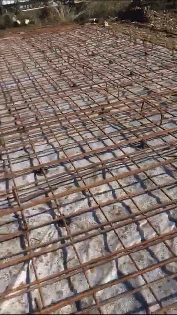 Обвязка под фундамент готова — следующий этап заливка