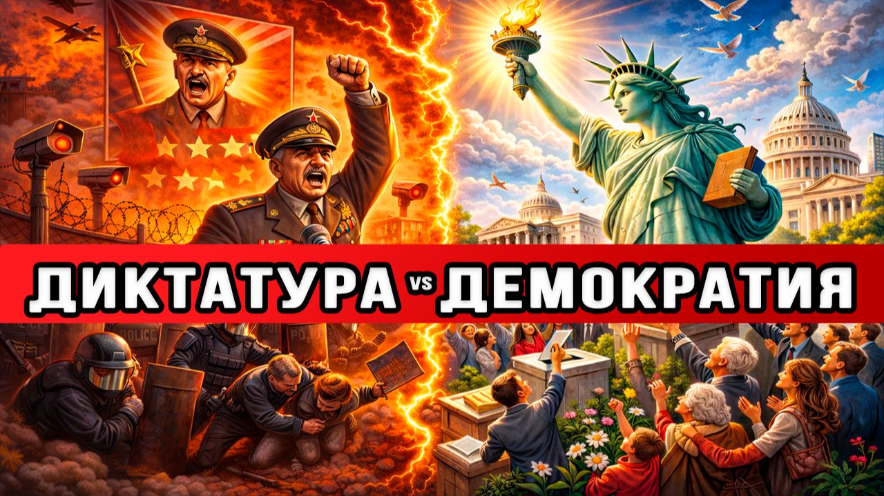 Демократия и диктатура, что лучше?