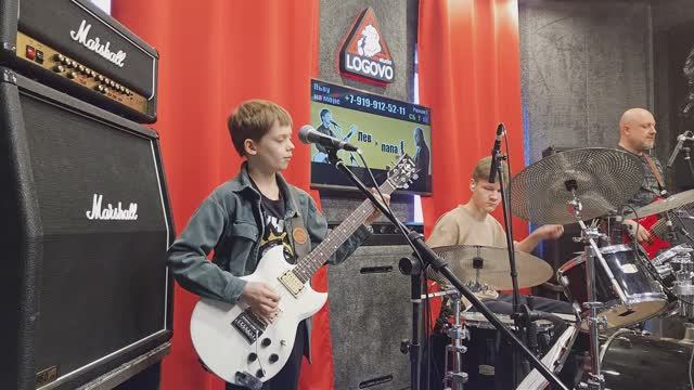 Лев и папа - репетиция в прямом эфире