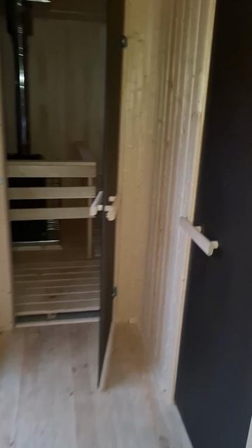 Баня 6 метров с панорамными окнами