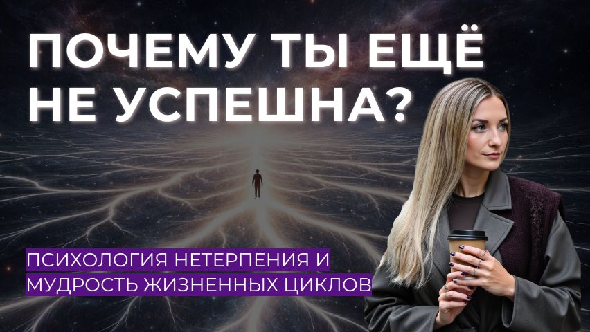 ХВАТИТ ТОРОПИТЬ СВОЙ УСПЕХ. Психология нетерпения и мудрость жизненных циклов