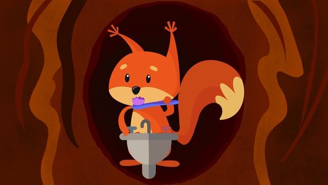 Тренируем язычок с белочкой