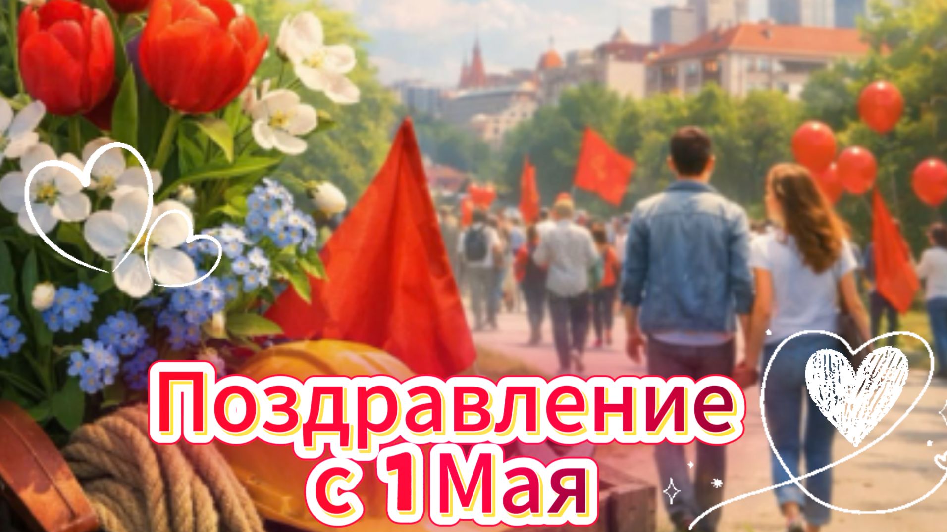 Поздравление с 1 Мая: музыкальная открытка с Первомаем | Домохозяйка