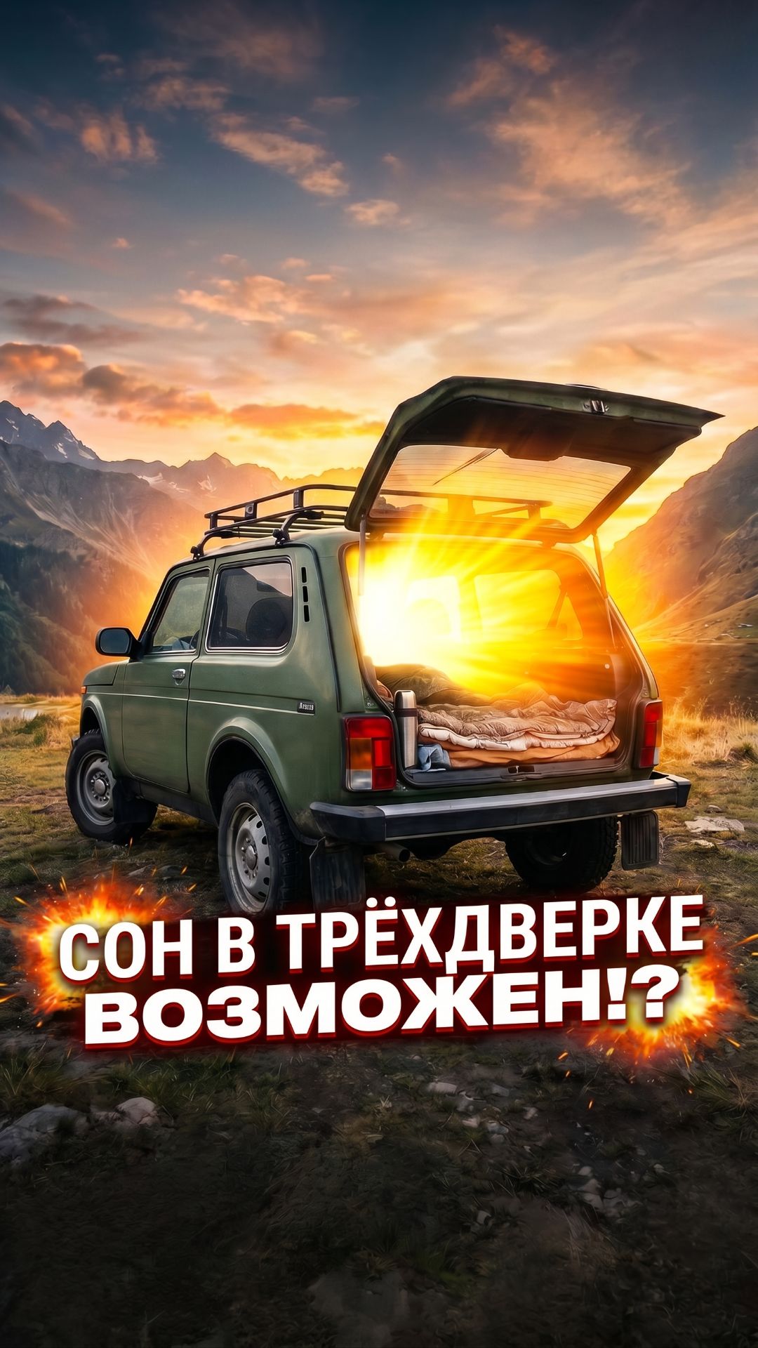 Поможем организовать спальное место в Лада Нива 3 двери!