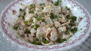 Салат Министерский с курицей и яичными блинчиками