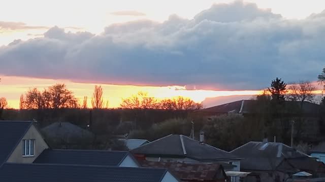 Красивый закат, Воронежская область.  30-04-2026