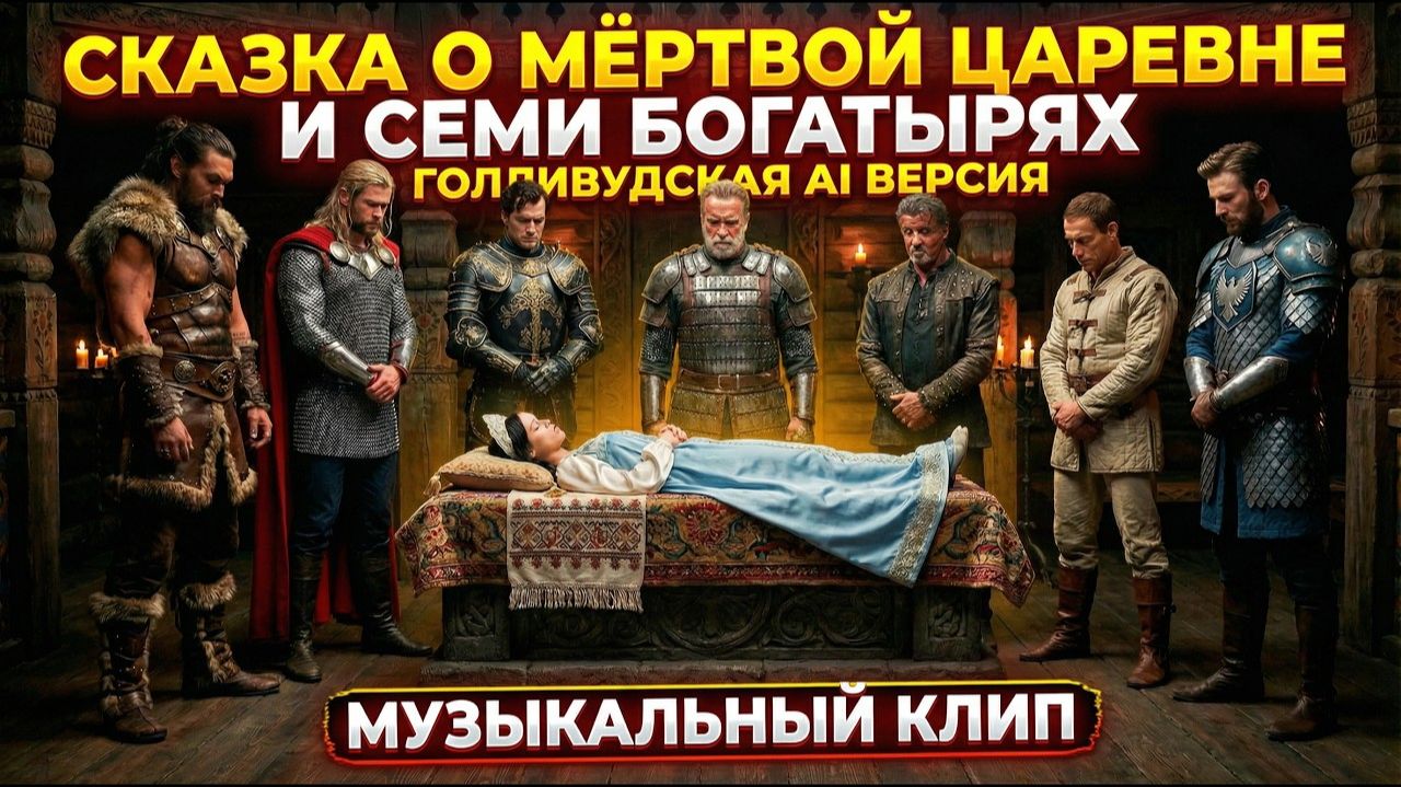 Клип по сказкам Пушкина  «Ветер! Ветер! Ты могуч...» (Голливудская версия)