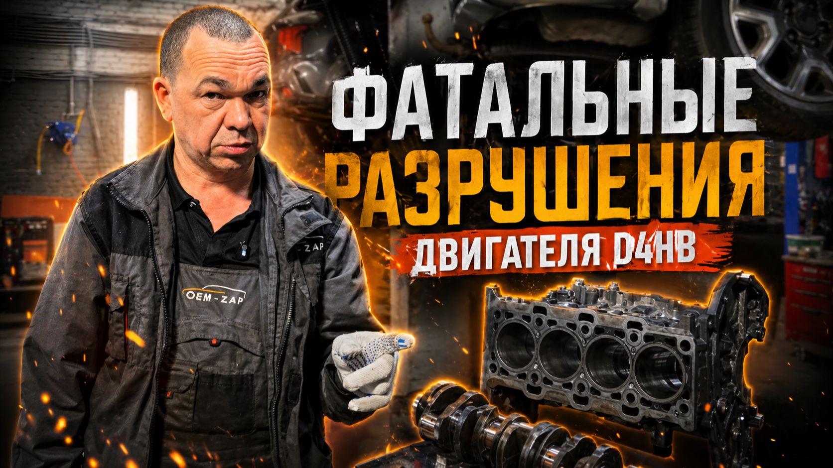 Фатальные разрушения двигателя D4HB
