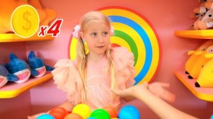 Оливер в автомате с жвачками! Челлендж для детей